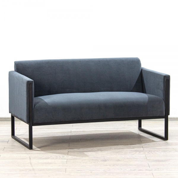 Диван нерозкладний Richman аміго подвійний сімпл 54 сірий 1450x700x760 мм