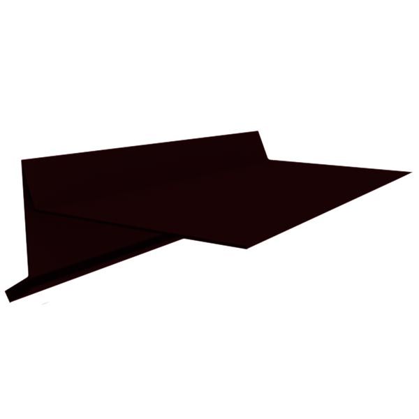 Планка торцевая для битумной черепицы RoofOK 2 м RAL 8017