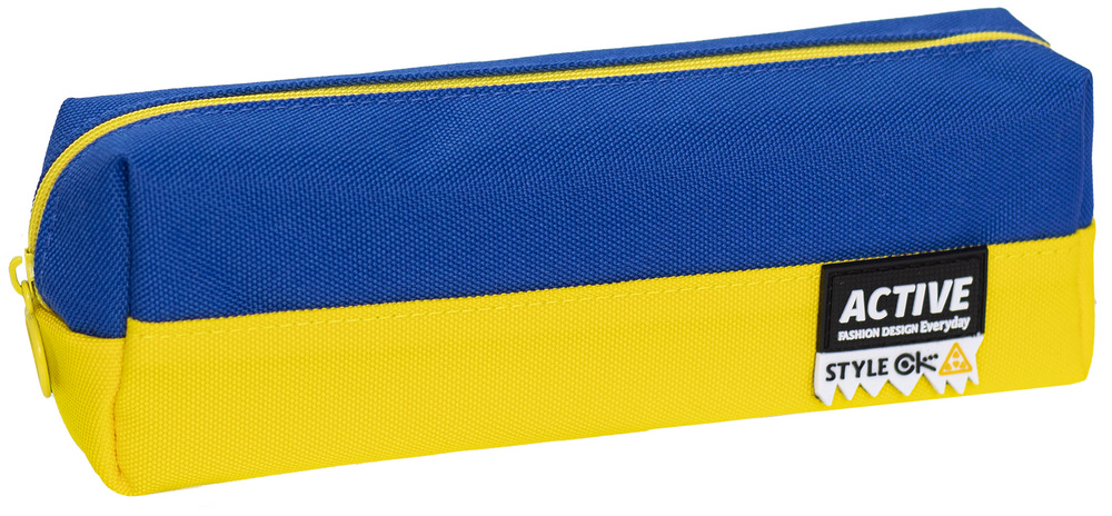 Пенал-кошелек 21x5x6 см 5-033-04 Барвінок желто-голубой