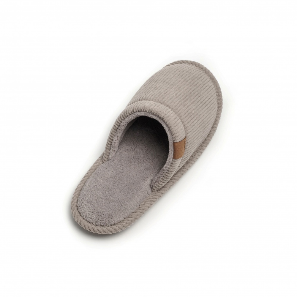 Капці домашні Twins вельвет 15851 р.40 сірий