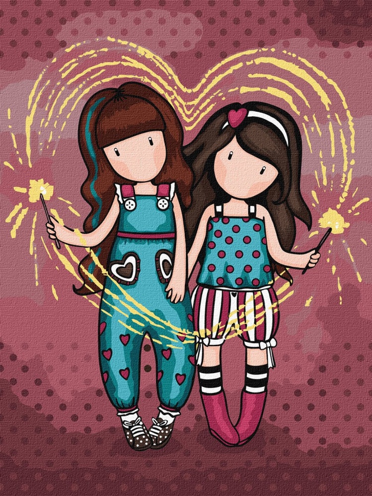 Картина по номерам Fireworks Santoro Gorjuss Collection 30х40 см Ideyka