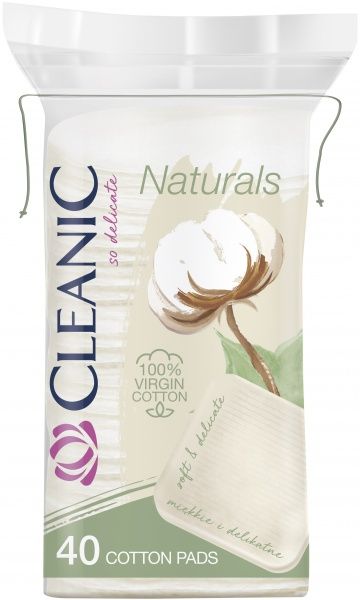 Ватні диски Cleanic Naturals 40 шт. (м'яка)