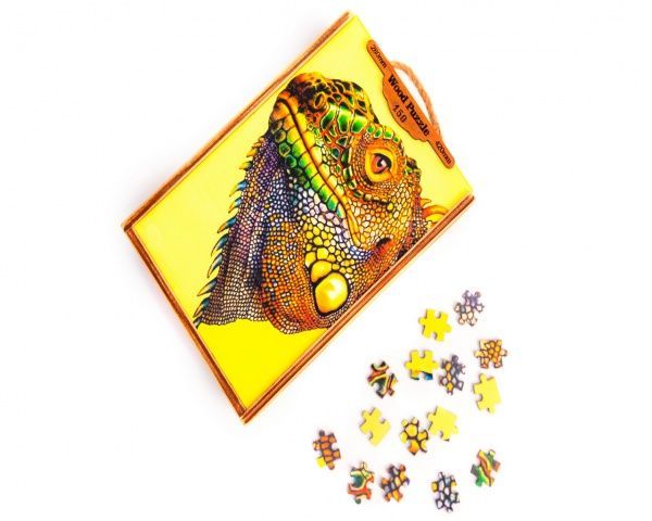 Пазлы деревянные Tatev Хамелеон