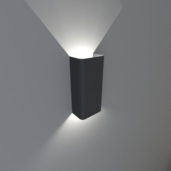 Подсветка декоративная Iterna Solen 2xGU10 металл/графит LM101 