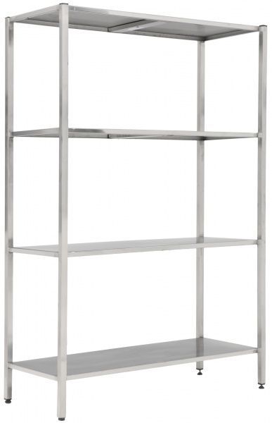 Стеллаж производственный Tehma 1200x500x1800 мм нержавеющая сталь