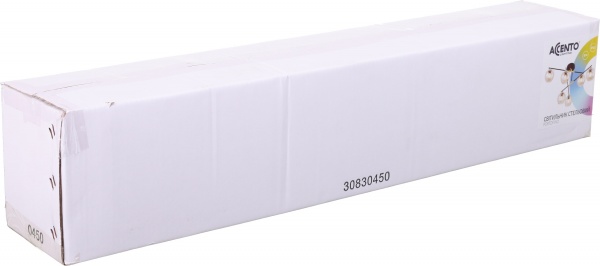 Світильник стельовий Accento lighting Portofino 6x60 Вт E14 чорний/золото ALHu-KC11100-6 