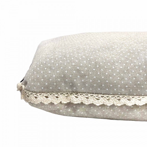 Подушка декоративна ШАЛЕ Горошок 45x45 см La Nuit 