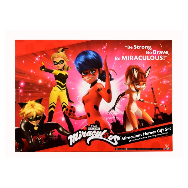 Кукольный набор Miraculous Леди Баг, Супер-Кот, Рена Руж и Квин Би 50369