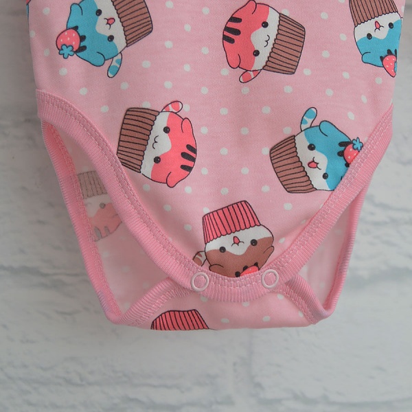 Боди детское для девочки Blanka Кексы р.86 розовый 110123 