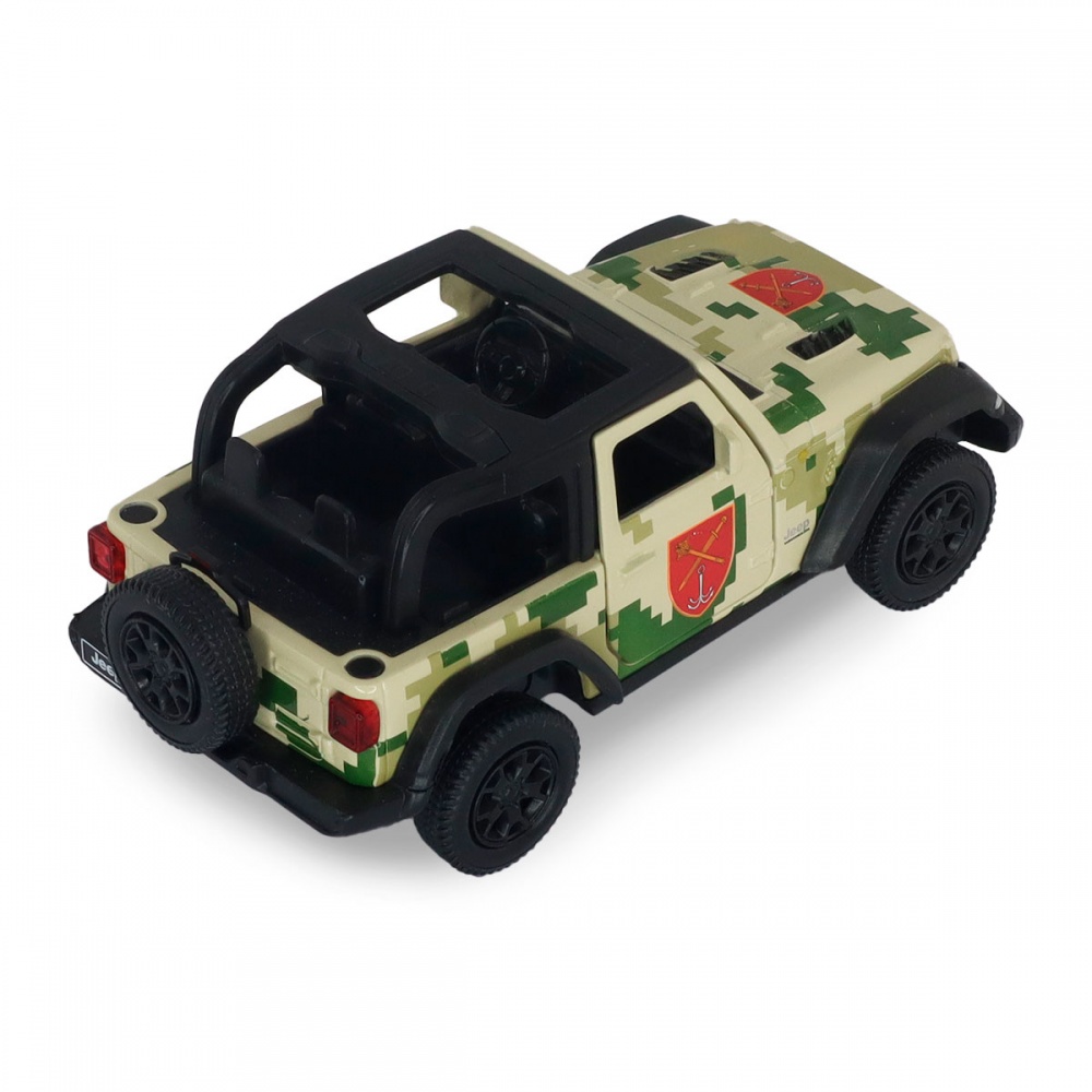 Автомодель TechnoDrive 1:32 серии Шевроны Героев - Jeep Wrangler Rubicon ОК Юг 250398UM