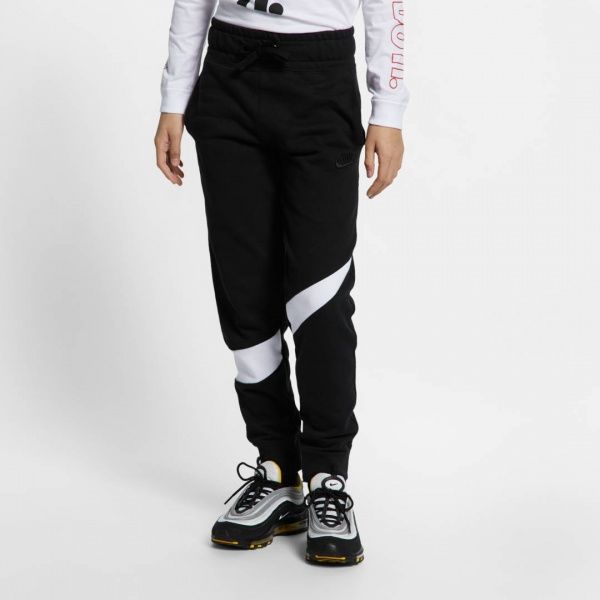 Штани Nike B NSW HBR PANT FT STMT BV0792-010 р. S чорний