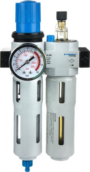 Блок підготовки повітря з манометром Ottensten 1/4