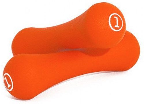 Гантелі LiveUp LS2002-B1 Neoprene dumbbell 2 шт. x 1 кг 