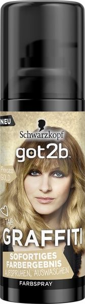 Спрей тонуючий Got2b Graffiti золота принцеса 120 мл