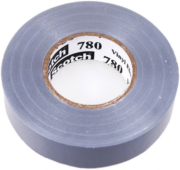 Изолента 3M 19 мм 20 м серая ПВХ