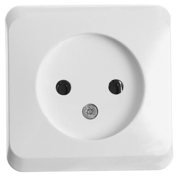 Розетка без заземлення Schneider Electric Prima без шторок білий WDE001000