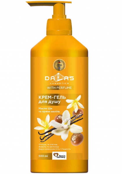 Крем-гель для душа Dalas Масло ши и пряная ваниль 500 мл