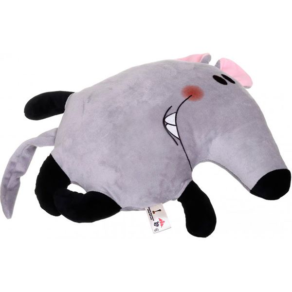 Подушка Мишка 30x40 см сірий 