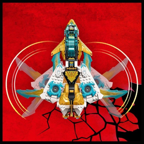 Конструктор LEGO NINJAGO Літак Золотого дракона Зейна 71770