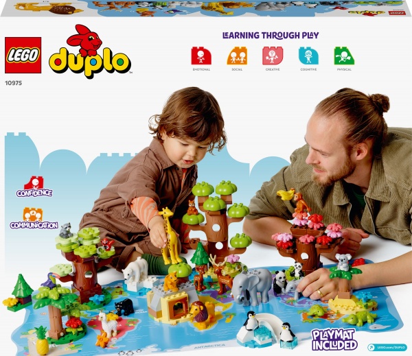 Конструктор LEGO DUPLO Дикі тварини світу 10975