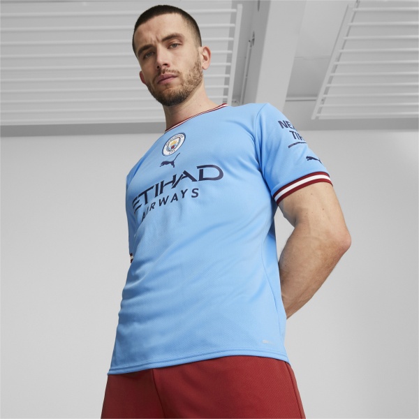 Футболка Puma MCFC HOME JERSEY REPLICA 76571001 р.M блакитний