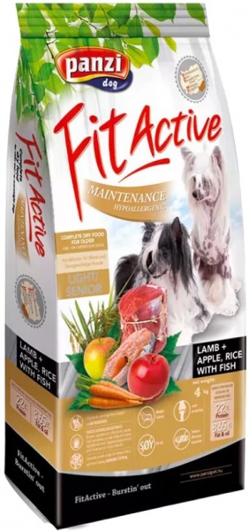 Корм сухий для собак для малих порід FitActive Light/Senior з ягням 15 кг