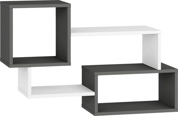 Полиця Грейд Мікс Преміум 850x550x250 мм графіт/німфея альба 