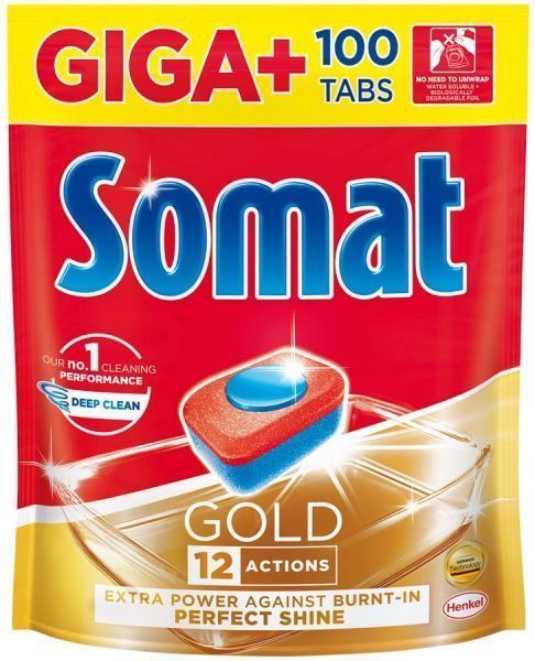 Таблетки для ПММ Somat Gold Giga+ 100 шт.