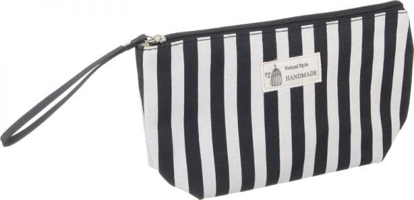Косметичка Смужка B5108 чорний 