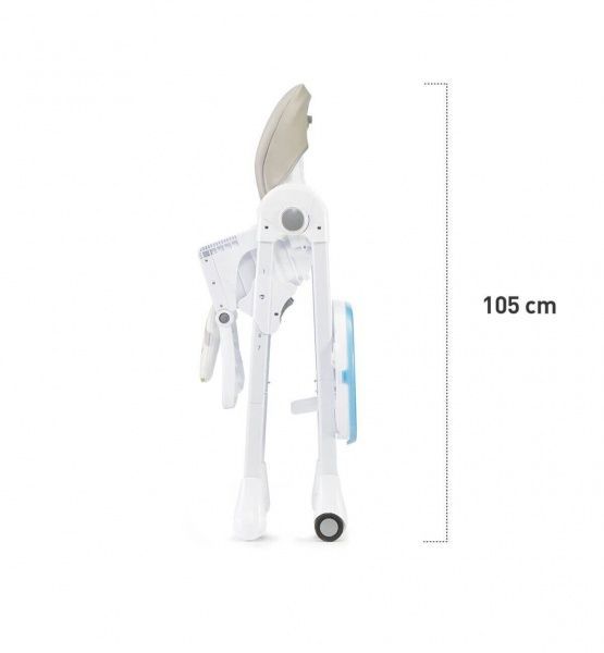 Стульчик для кормления Kinderkraft Yummy Grey (KKKYUMMGRY0000)