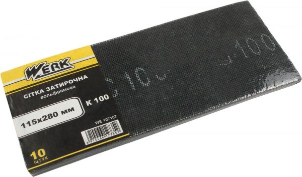 Сітка абразивна Werk з.100 10 шт. WE107107