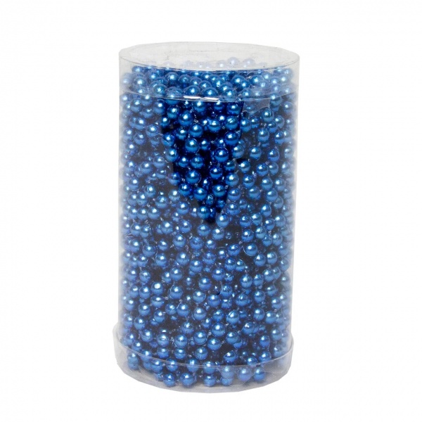 Намисто для ялинки синє 6 мм х 15 м 890124