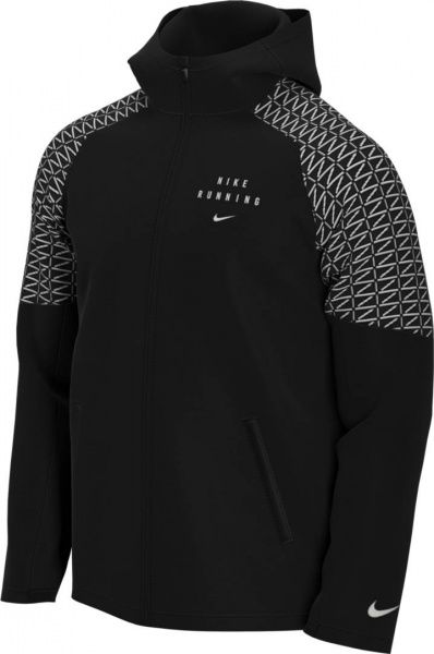 Джемпер Nike M NK RUN DVN ESSNTL JKT FLASH CU7870-010 р. M чорний
