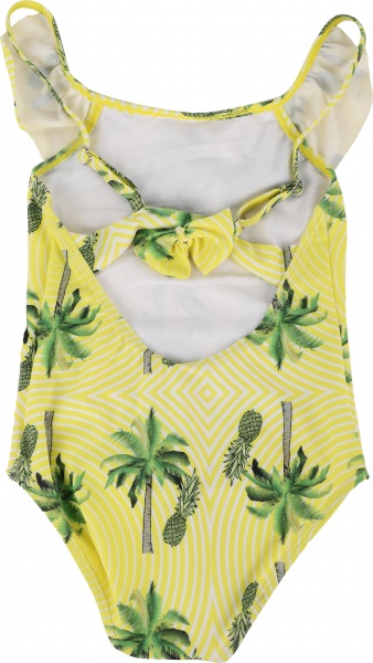 Купальник для дівчаток Пальми р.122–128 жовтий 