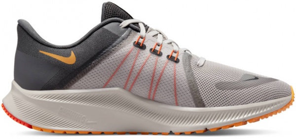 Кроссовки Nike Quest 4 DA1105-008 р.US 10,5 серо-черный