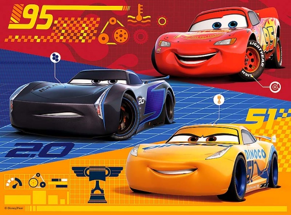 Пазли Trefl Тачки перед гонкою 18274