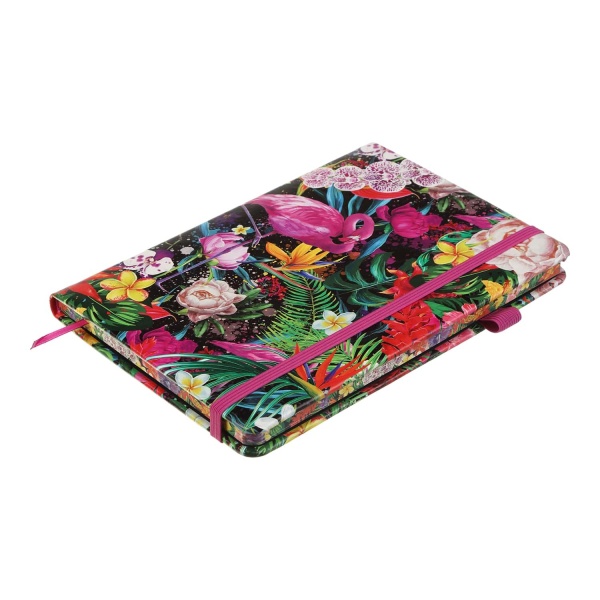 Блокнот недатированный Exotic 96 лист. клетка розовый Buromax A5