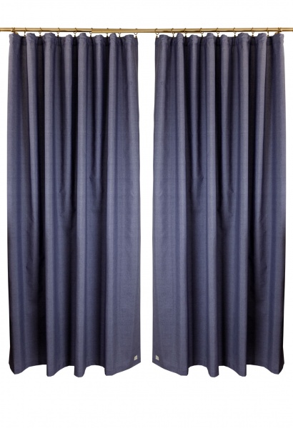 Штора Oliva синяя La Nuit