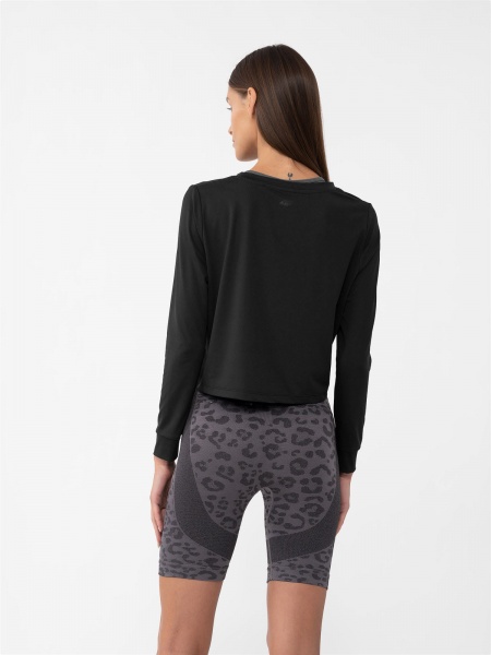 Футболка 4F LONGSLEEVE FNK F187 4FWAW23TFLOF187-20S р.XS черный