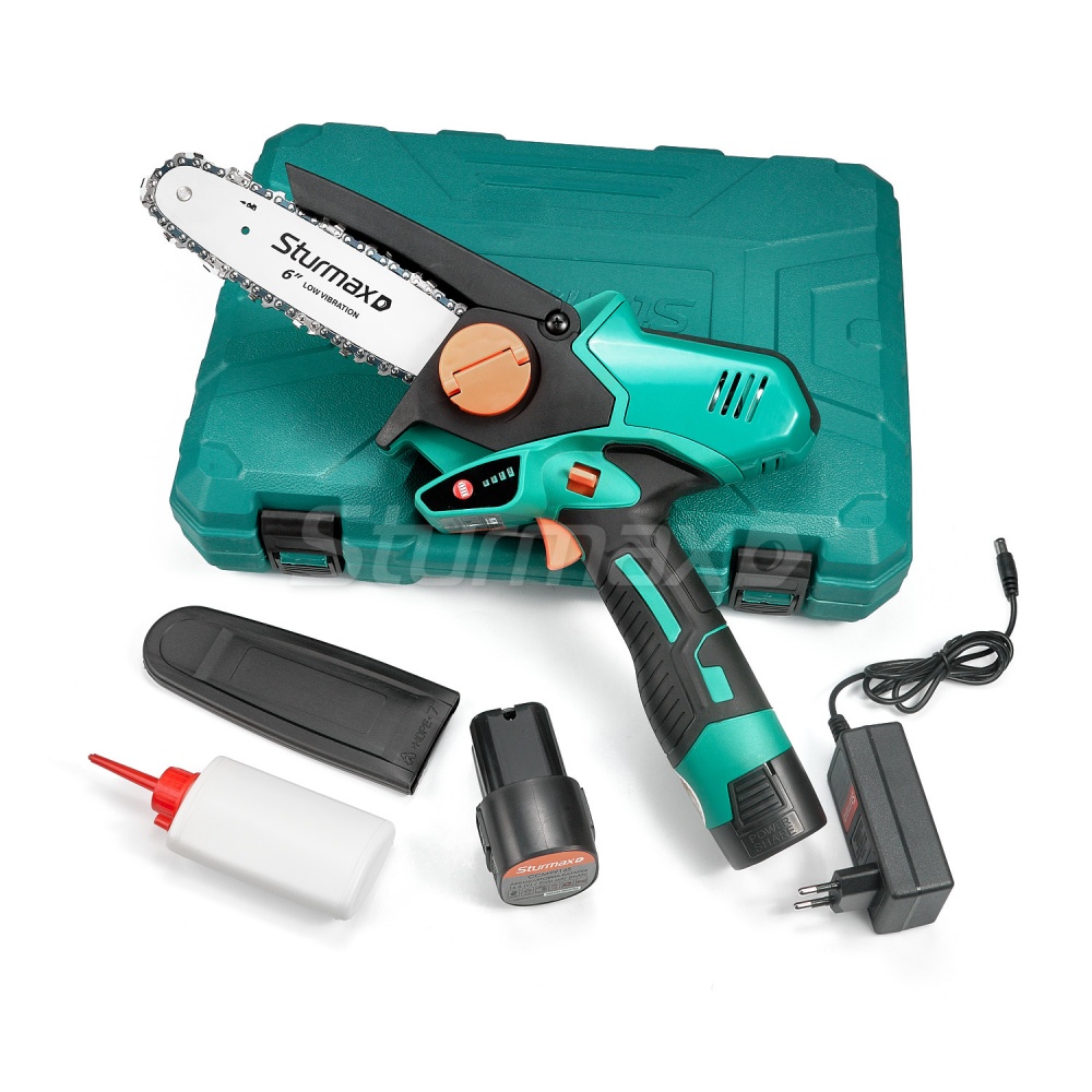 Пила мини аккумуляторная Sturmax CCM9916S ланцюгова 16 В