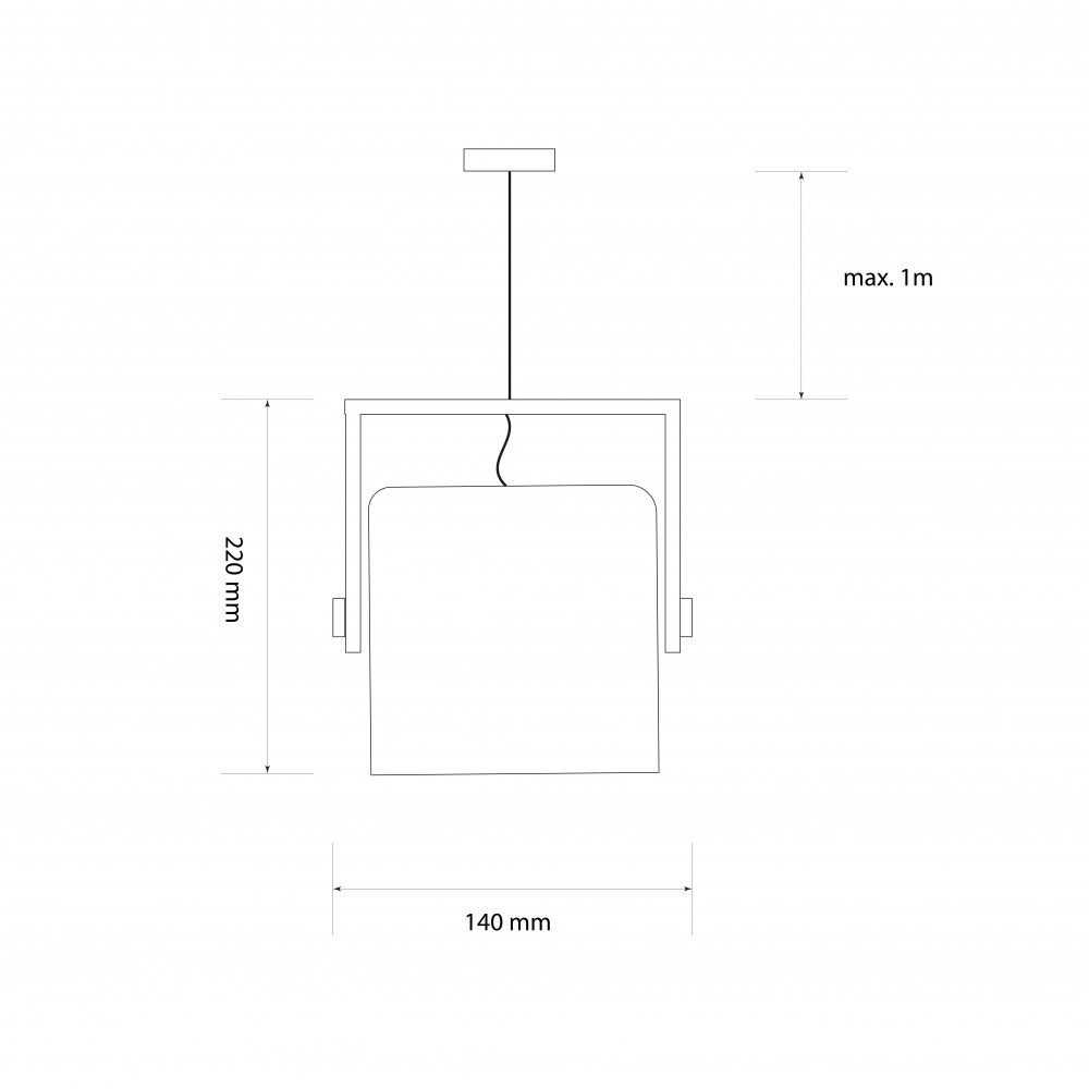Люстра подвесная LIGHT SET KONVALIA RL 160 1xE27 черный