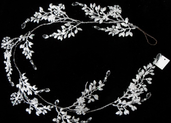 Декорация новогодняя с листьями и каплями SR6104G5 1,2 м 