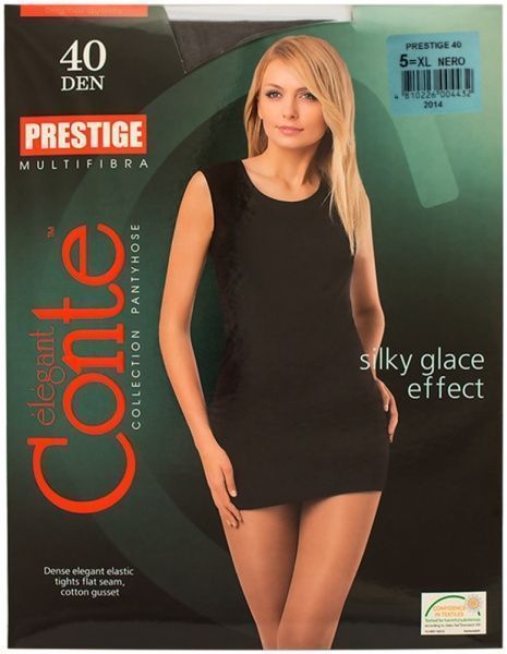 Колготки Conte PRESTIGE 40 den nero р. 5 черный 