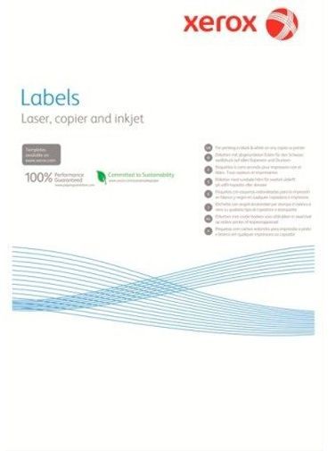 Наліпка Xerox А4/18 100 аркушів із закругленими краями 