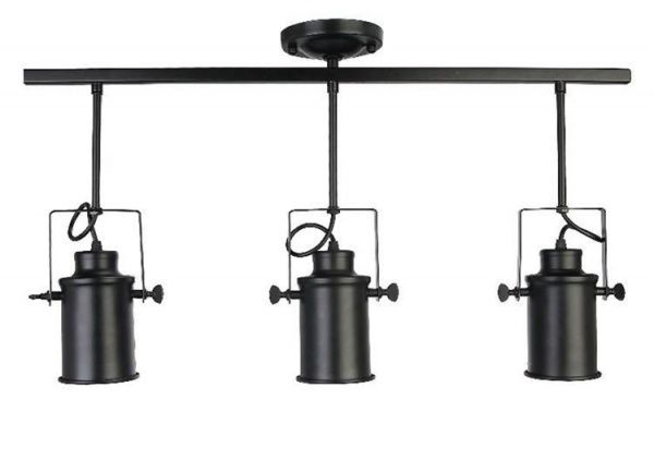 Спот Геотон Арт-3 3x60 Вт E27 черный 48840