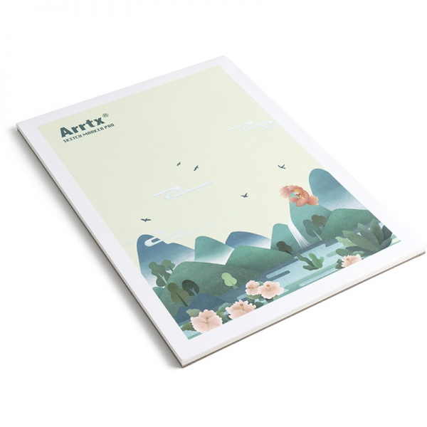 Скетчбук для маркерів A4 21х29.7 см 120 г/м² 30 сторінок Arrtx