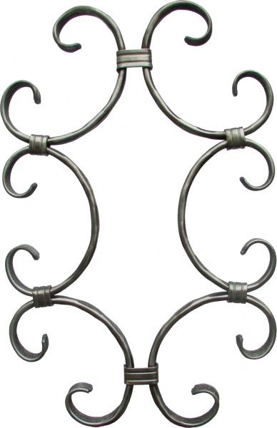 Орнамент кований Віньетка 230x360 мм 12x6 мм(21/2)