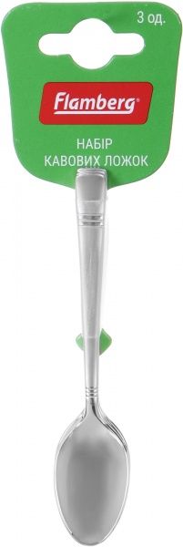 Набор кофейных ложек 3 шт. 6161 Flamberg