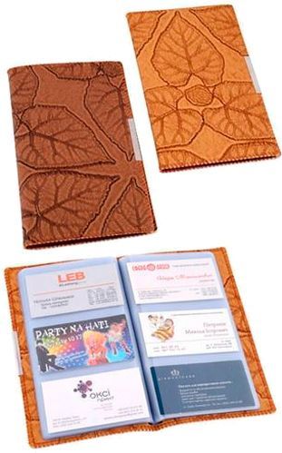 Визитница с тиснением на 120 визиток TY357-120 Eco-Eagle