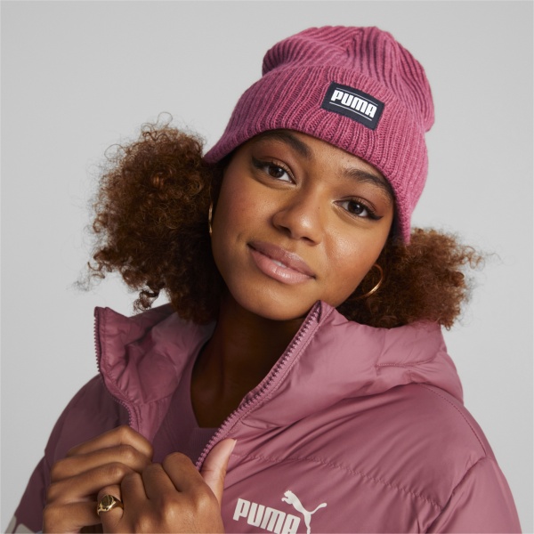 Шапка Puma RIBBED CLASSIC CUFF BEANIE 2403805 р.one size разноцветный